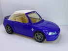 Vintage 1999 Barbie Ford Mustang GT Purple Convertible Car with Cloth Top READ