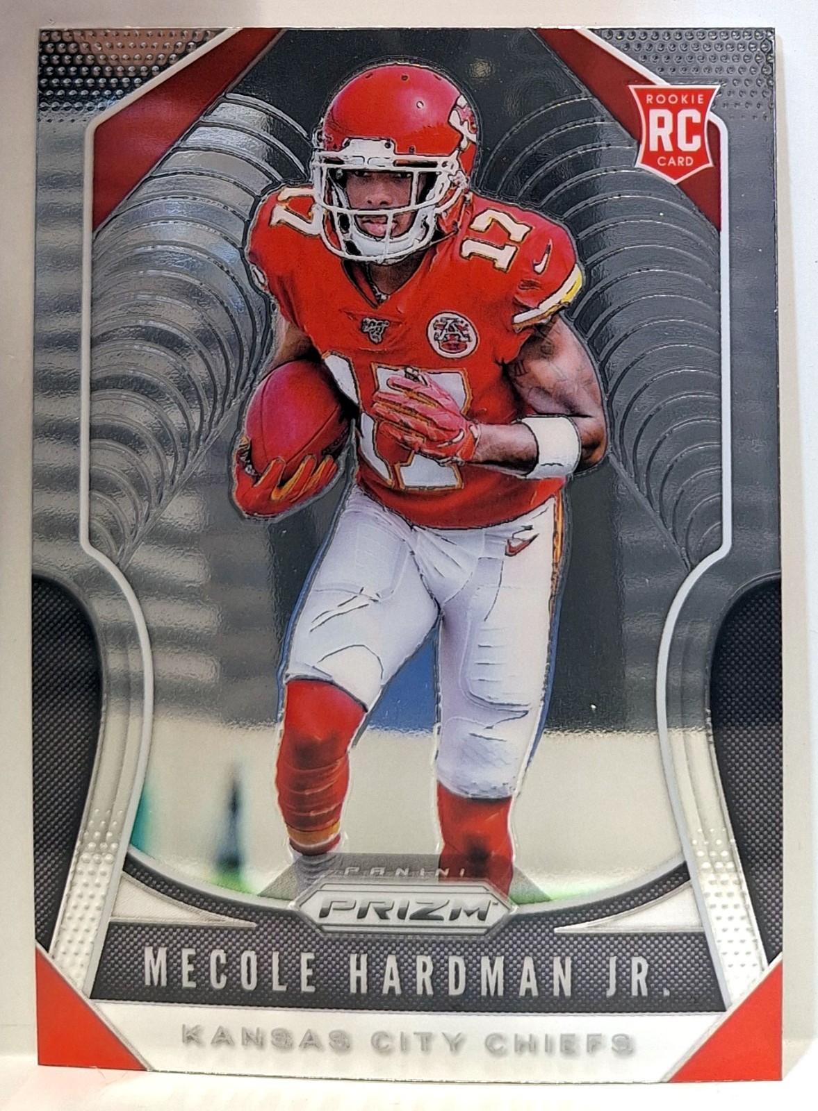 2019 Football Panini Prizm Card #345 Kansas City Chiefs Mecole Hardman Jr.