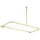 Kingston Brass CC313 D-Type Shower Rod - Brass