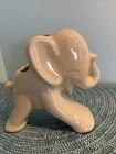 Vintage Hull Stretch Elephant White Planter Vase Mid Century