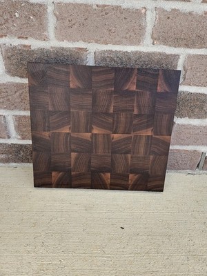 End Grain Walnut Charcuterie Board - Cutting Board - Butcher Block 