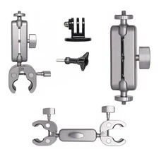 Action Camera Mount For Insta360 and for Dji Handlebar Arm Holder Bracket Clip