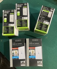 5 NEW SMART DIMMER SWITCHES WHITE QUICK FIT S...