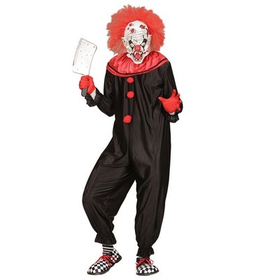 Killer Clown Kostüm Killerclown Overall Killerclownkostüm Clownkostüm Gr. M neu