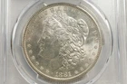 NobleSpirit 1881 S Morgan Silver Dollar PCGS MS 63 BOLD STRIKE