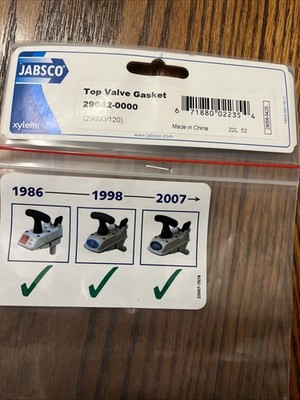 jabsco 29042-0000 Top Valve Gasket Genuine Jabsco