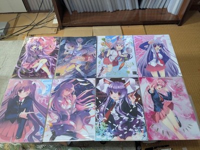 Touhou Project Reisen Udongein Inaba A4 Clear File Set 14 Piece Official