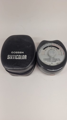 Gossen Sixticolor Photo Temperature Color Light Meter w/Case Germany - Picture 1 of 2
