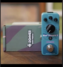 Donner Mod Square II Modulation Multi-effects Pedal Wah Chorus Phaser Flanger