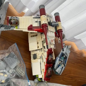 LEGO Star Wars Republic Attack Gunship 7676 Millennium Falcon 75105 8128 Used