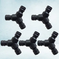 5 Pcs Y Connector for Garden Hose Coupling Shape Connectors Three-Way