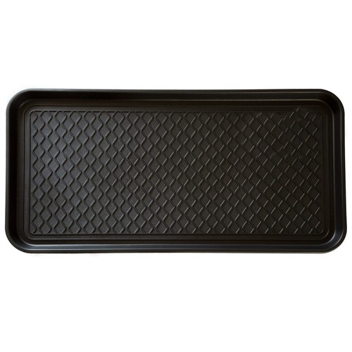 30x15 Anti Fatigue Floor Mat Indoor Outdoor Black Boot Tray for Shoes