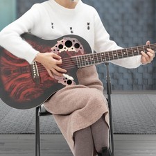 Glarry 41" Popular Spruce Cutaway Acoustic-Electric Guitar 6 String With Bag