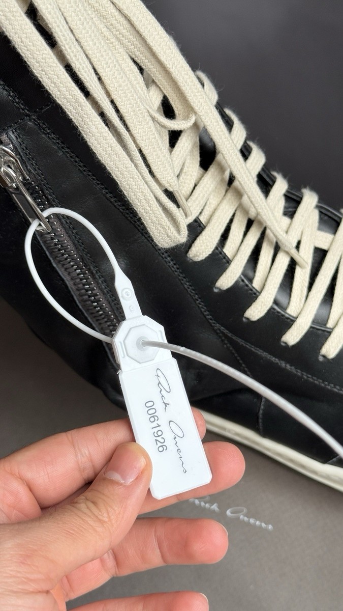 Rick Owens Cargobasket Black Milk | eBay UK