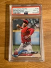 2018 Topps Update #US1  Pitching Red Jersey Shohei Ohtani RC Rookie PSA 10 Gem