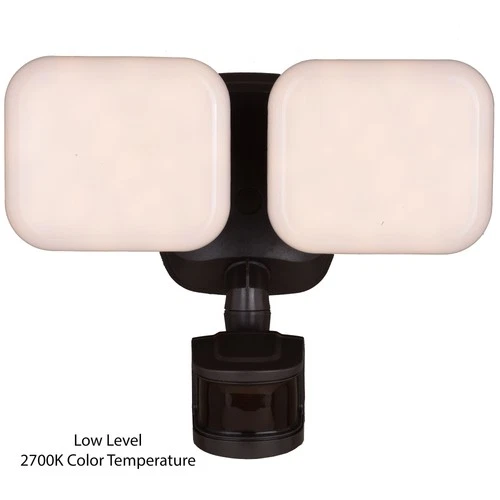 Vaxcel Lighting T0612 Theta 2 Light 10"W LED Outdoor Flood Light - Bronze - Picture 5 of 12