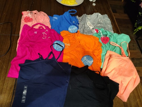9pc Women's XXL 2xl Mixed Casual Sleeveless Summer Tank Top Bundle Lot