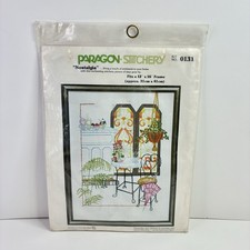 VTG Paragon Stitchery Needlework Needlepoint Embroidery Kit Nostalgia 0131