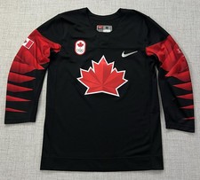 Authentic Nike Team Canada Olympic 2018 Hockey Jersey Men Size Medium Black