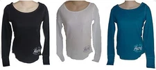 Womens AEROPOSTALE Long Sleeve Circle Logo Thermal Crew Tee Shirt NWT #6149