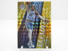 JA MORANT 2020-21 MOSAIC ELEVATE REACTIVE YELLOW MOSAIC PRIZM #67/99- GRIZZLIES!