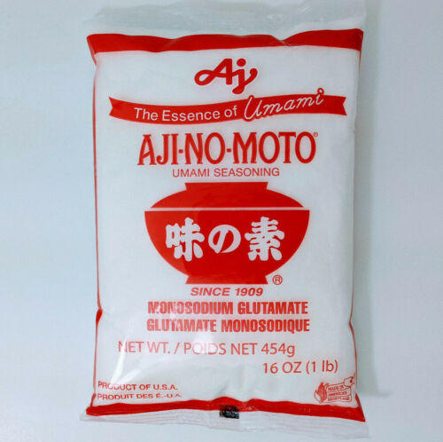 Ajinomoto assaisonnement glutamate monosodique MSG Aji No Moto 1 Lb (454 g) - Photo 1/6