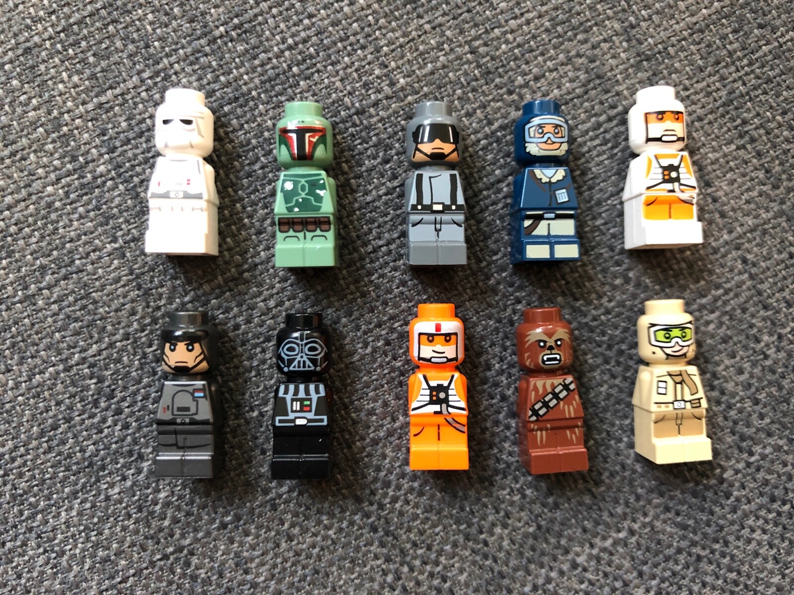 LEGO Star Wars 10 Rare Small Minifigures LEGO Star Wars 10 Rare Small Minifigures