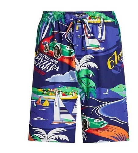 Polo Ralph Lauren Men's Lounge Sleep Shorts S or XL Riviera DuPort Racing - Picture 4 of 4