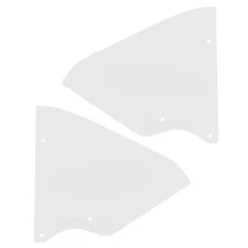 1966~1967 Nova Quarter Window Glass Clear Pair Right & Left Side Dynacorn