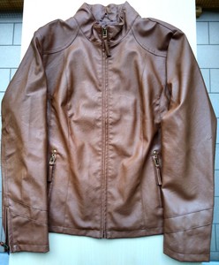 giacca in similpelle