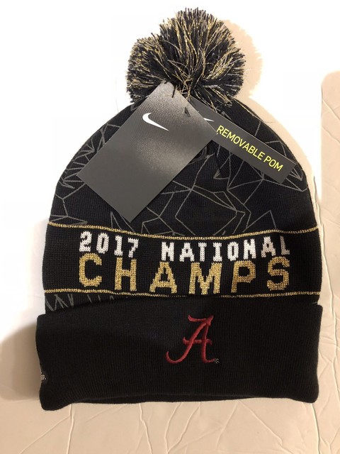 Nike Alabama Crimson Tide 2017 National Champions Beanie | eBay