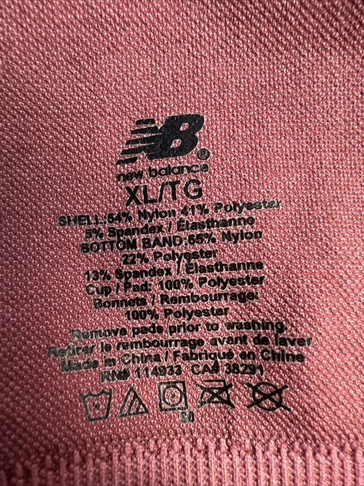 Sujetador Deportivo Mujer NEW BALANCE Rosa Extra Grande Estampado Animal Foto 4 de 4