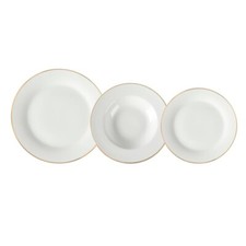 Servizio di piatti Regal Gold in porcellana 18 pezzi