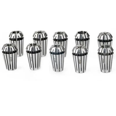 ICARBIDE ULTRA PRECISION ER16 COLLET SET 3/32 TO 3/8" 10PCS TIR0.0002"/5μm CNC TOOLS
