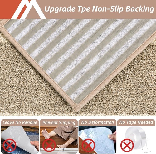 Non-Slip Carpet Mat 28inX9in Indoor Stair Runners for Wooden Steps,Stair Rugs... - Picture 5 of 10