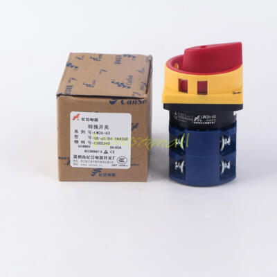 1PC Switch Power Cut-off LW26GS-63/04-2 63A Small Machine Load Disconnect New