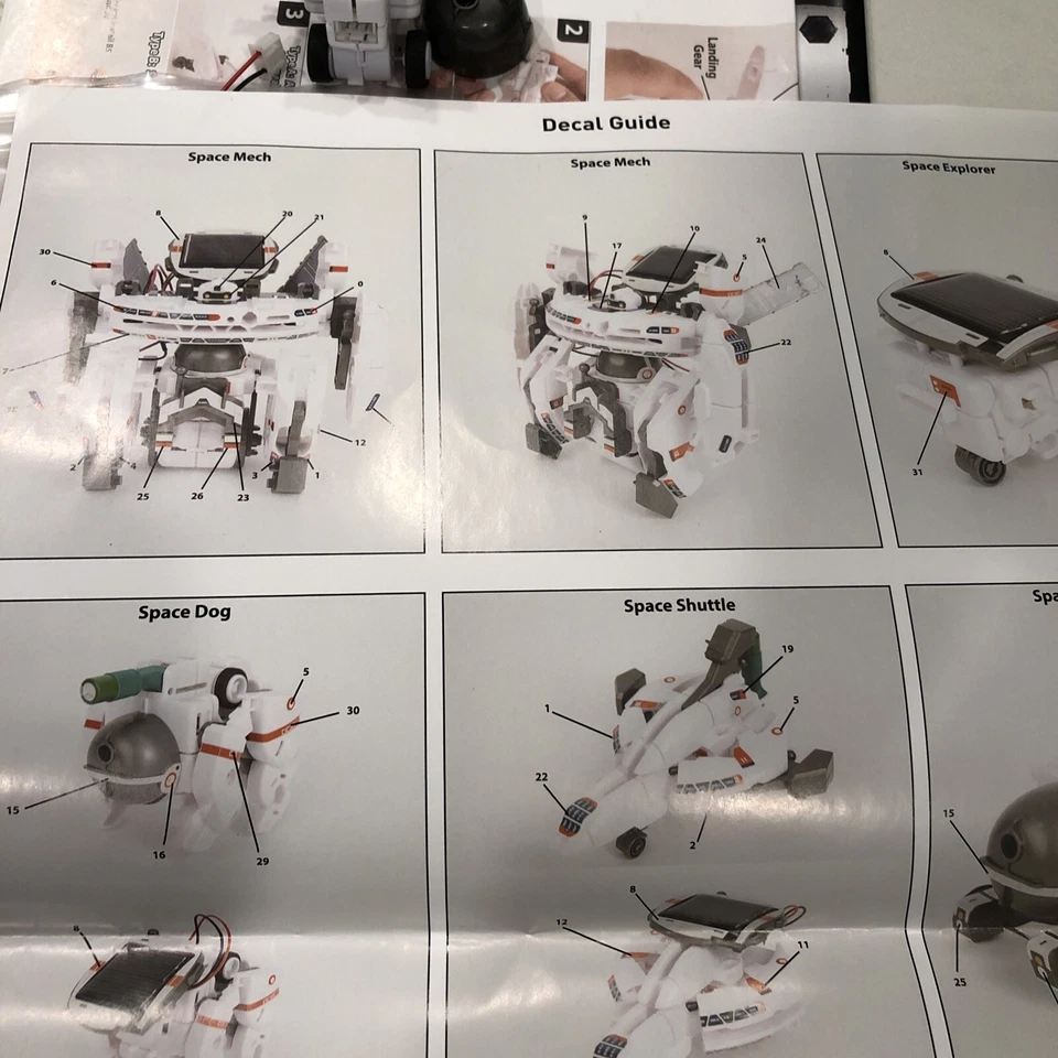 Robotics Build & Create 7 In 1 Kit NEW No Box Discovery Kids - Image 2 of 4