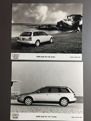 2000 Audi A4 1.8 T Avant B&W Press Photo Package RARE!! Awesome L@@K