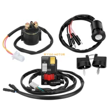 Handlebar Key Starter Relay Switch Kit for Honda FourTrax 300 TRX300/300FW 90-95