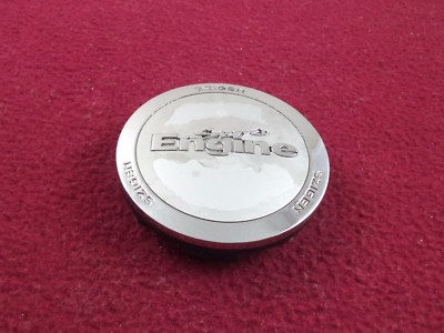 5 Zigen Wheels SPORTS ENGINE Silver / Chrome Custom Wheel Center Cap