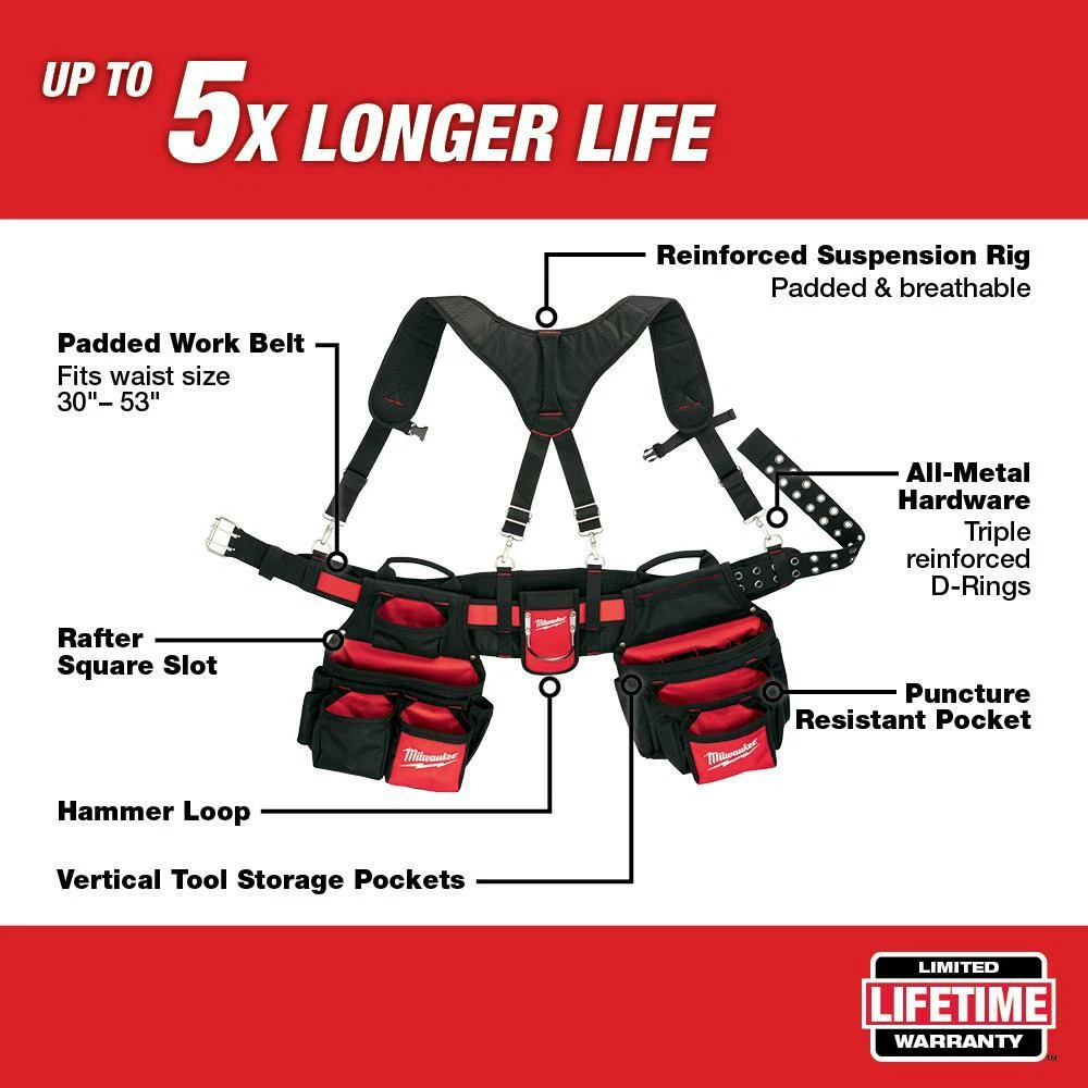 Milwaukee contractor top tool belt