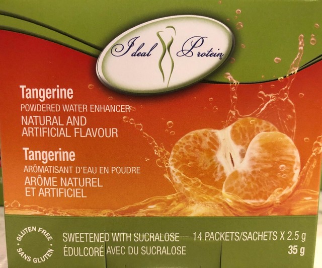 Ideal Protein Tangerine Water Enhancer 10 Packets Exp 2020