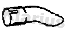 Klarius tail pipe fits Ford transit 2.2 2.4 06-11 FE1153V