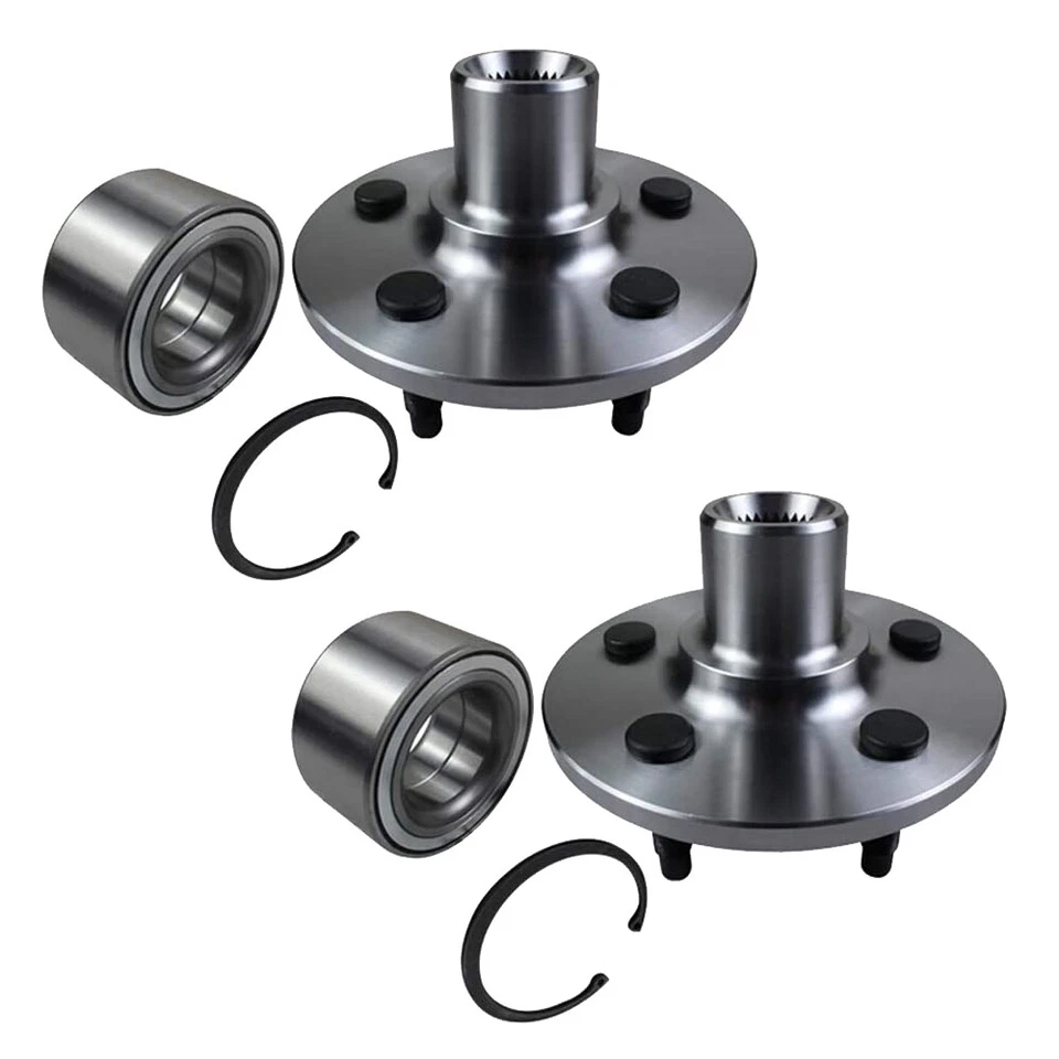 Kit de cojinete de cubo de rueda delantera trasera 4 piezas nuevo para Ford Explorer Sport Trac 2007-2010 Foto 3 de 4