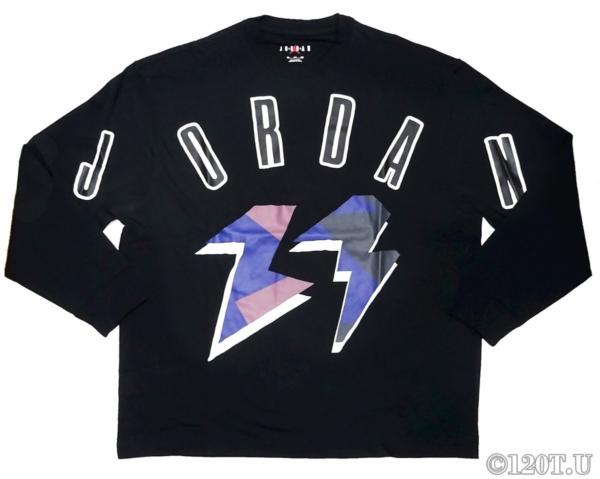 Air Jordan Flight MVP Long-Sleeve Tee Black/Sail FD6944-010