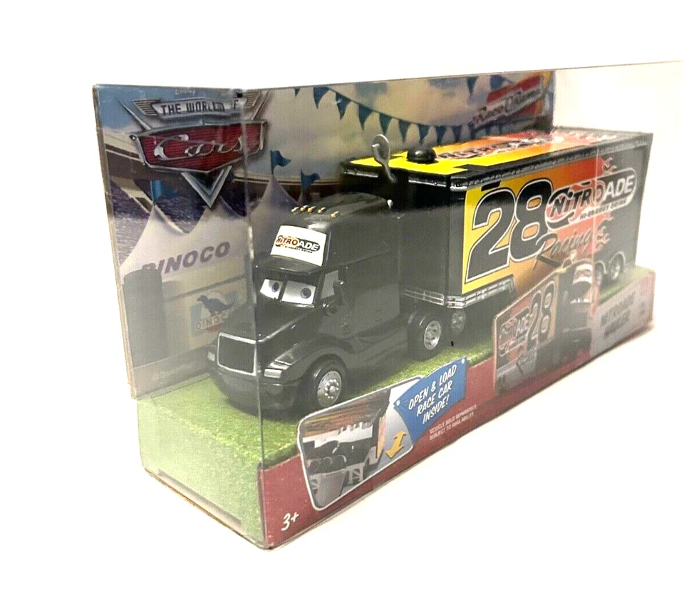 Disney Pixar Cars (The World of Cars) Race O Rama #28 Nitroade Hauler, NEW - Image 3 of 4