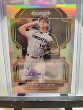 Connor Staine Silver 2022 Panini Prizm Draft Auto