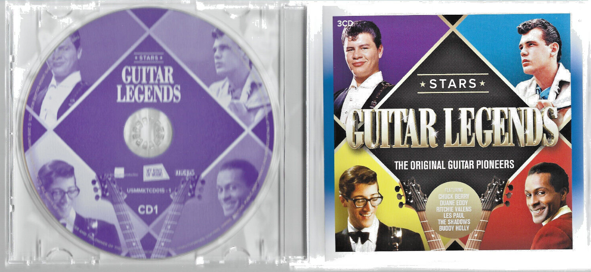 Original Guitar Pioneers Legends 3-CD Buddy Holly~Ventures