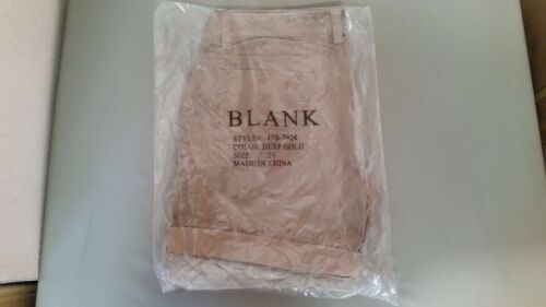 New Blank NYC Suede Leather Cuffed Shorts - Picture 3 of 3