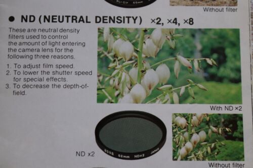 NEW Vtg TIFFEN 30.5mm ND0.6 Neutral Density FILTER USA 30.5mm 2 Stops ND4x MINT - Picture 10 of 11